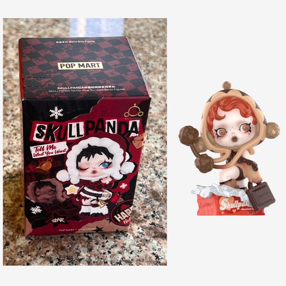 Genuine Skullpanda Pop Mart Figure Tell Me What You Want Blind Box - On Schedule